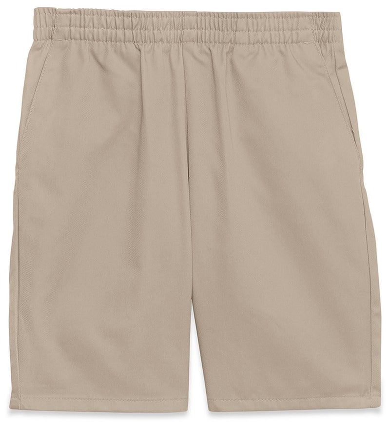 CLASSROOM Big Boys' Uniform Pull-On Husky Short, Khaki, 8 - Image 1